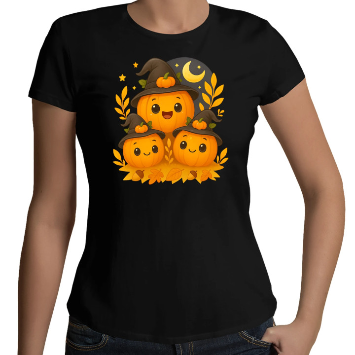 Ziua dovleacului - Halloween - dovleac - tricou de damă pentru cadou