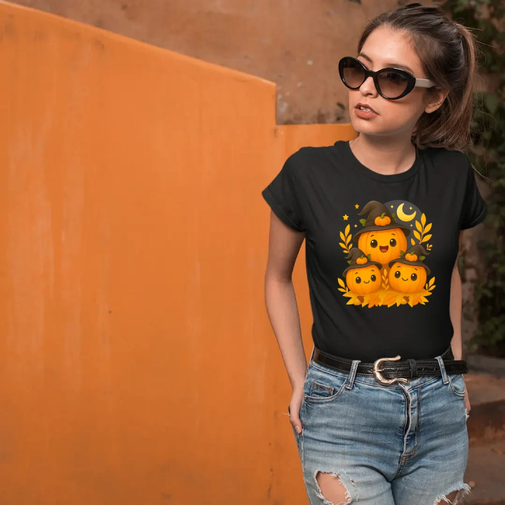 Ziua dovleacului - Halloween - dovleac - tricou de damă pentru cadou