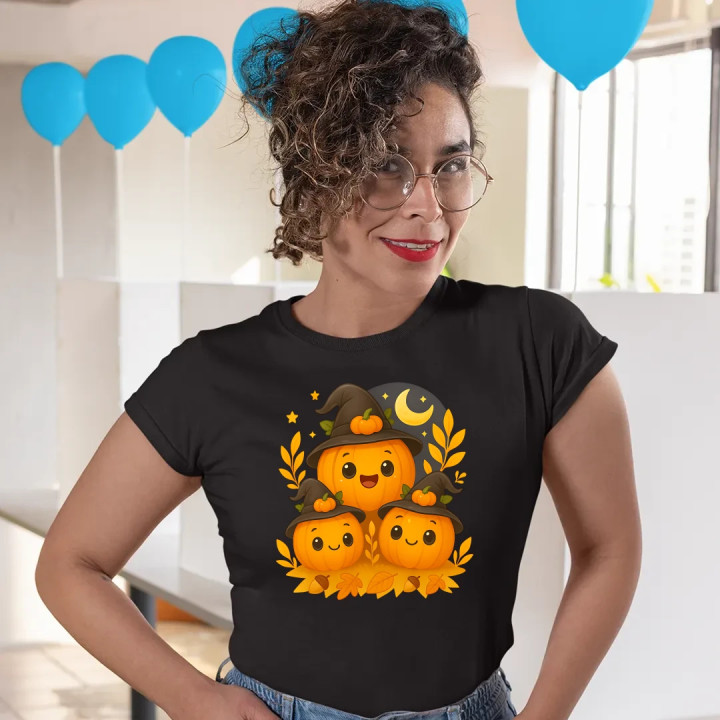 Ziua dovleacului - Halloween - dovleac - tricou de damă pentru cadou