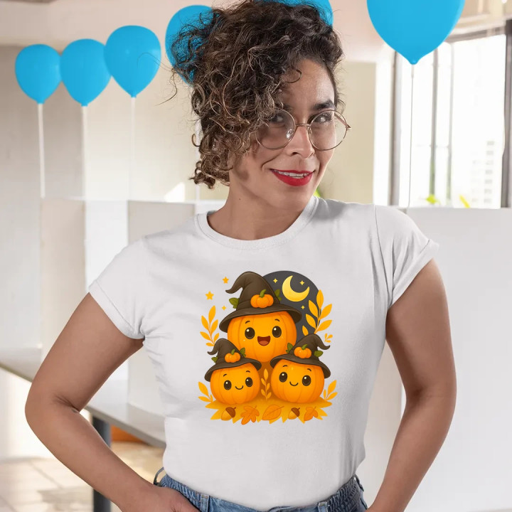 Ziua dovleacului - Halloween - dovleac - tricou de damă pentru cadou