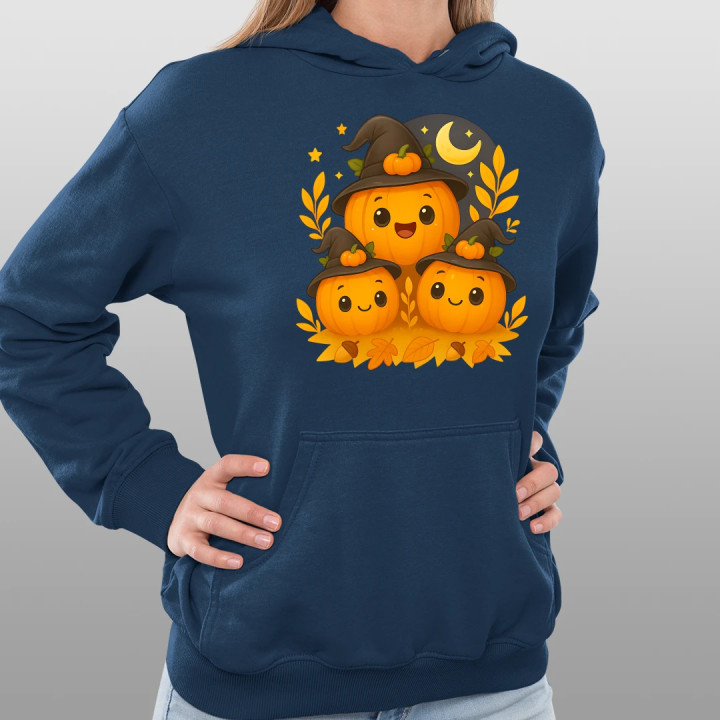 Ziua dovleacului - Halloween - dovleac - hanorac de damă pentru cadou