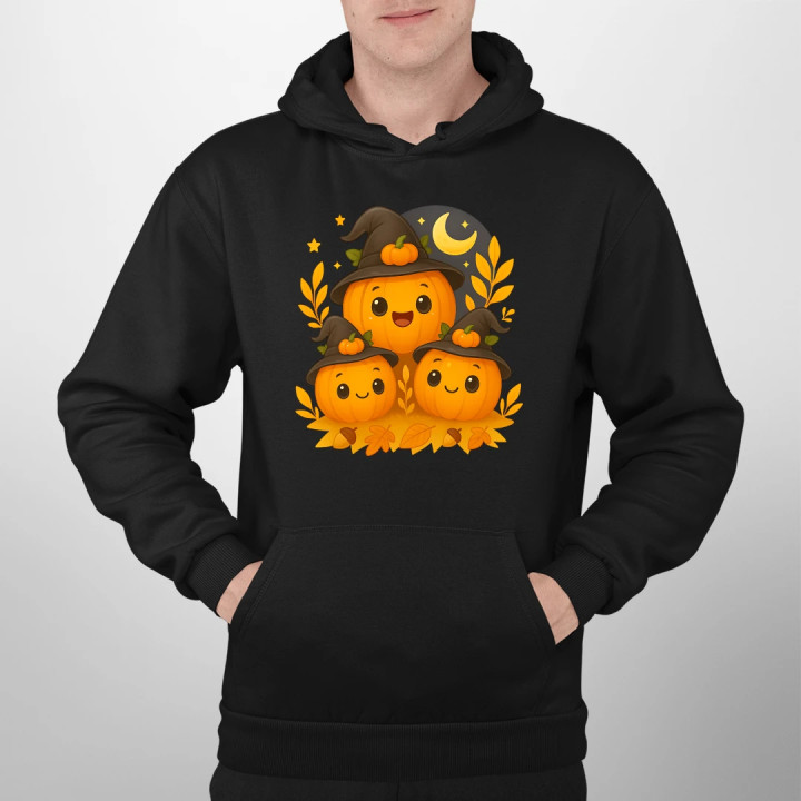 Ziua dovleacului - Halloween - dovleac - hanorac bărbătesc pentru cadou