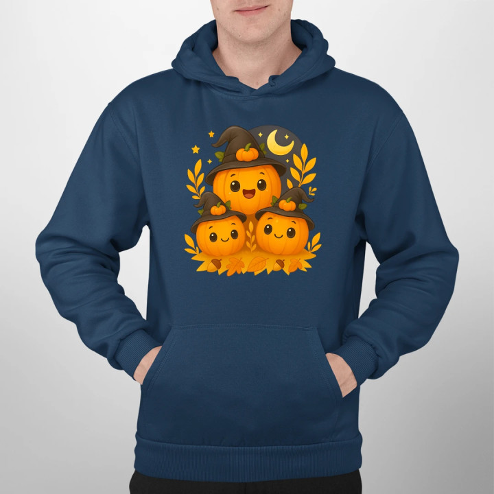 Ziua dovleacului - Halloween - dovleac - hanorac bărbătesc pentru cadou