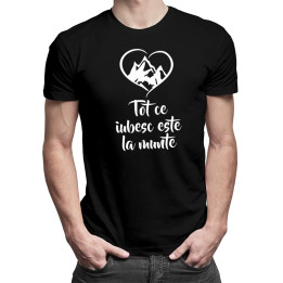 Tot ce iubesc este la munte - T-shirt pentru bărbați