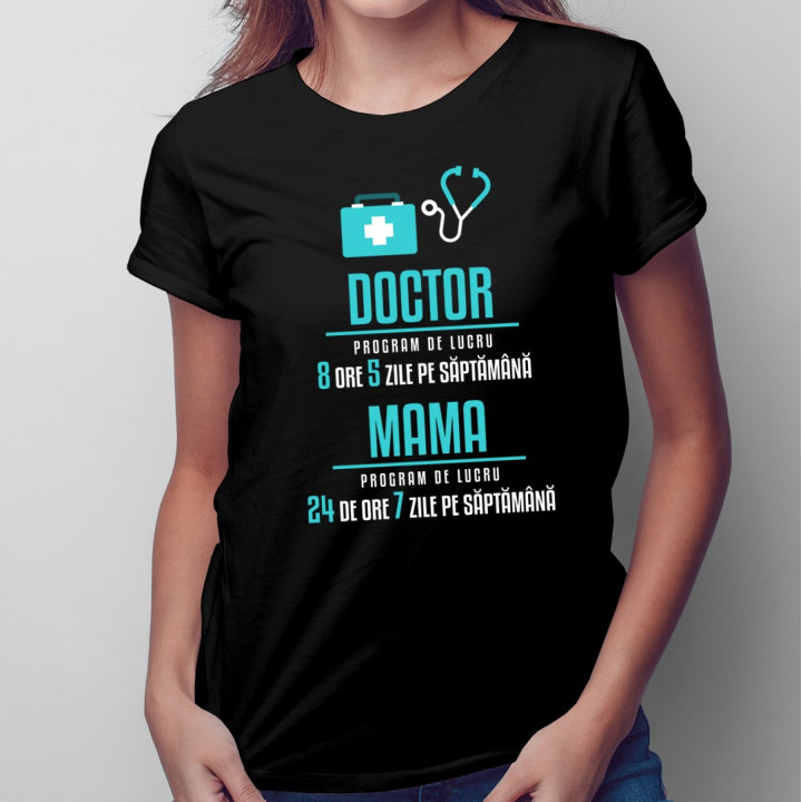 Doctor - program de lucru - T-shirt pentru femei