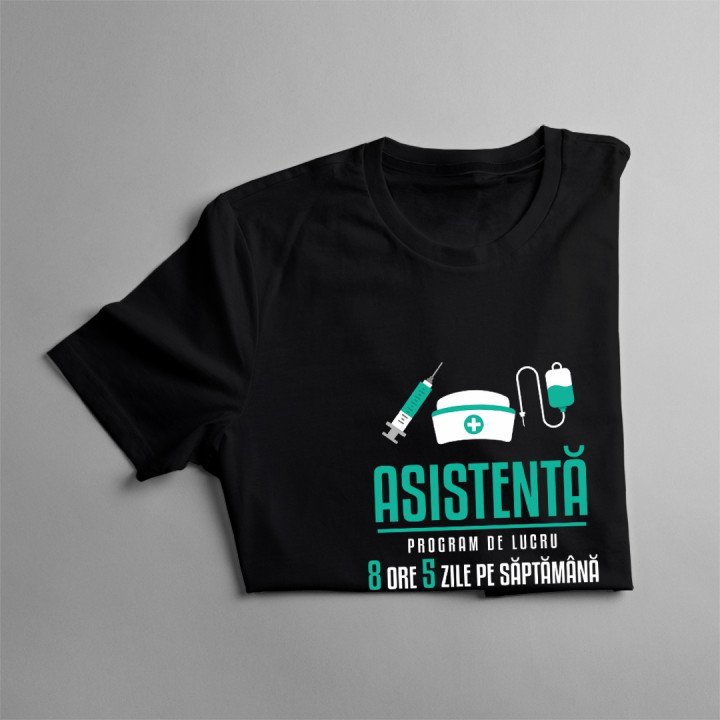 Asistentă - program de lucru - T-shirt pentru femei