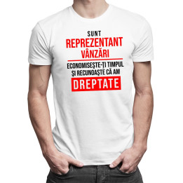 Sunt reprezentant vânzări - T-shirt pentru bărbați