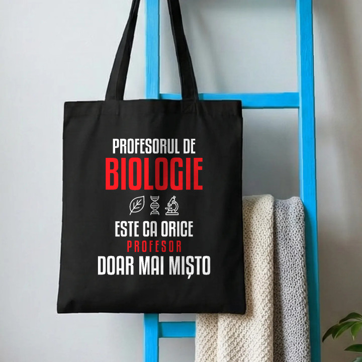 Profesorul de biologie este ca orice profesor, doar mai mișto - sacoșă pentru profesor