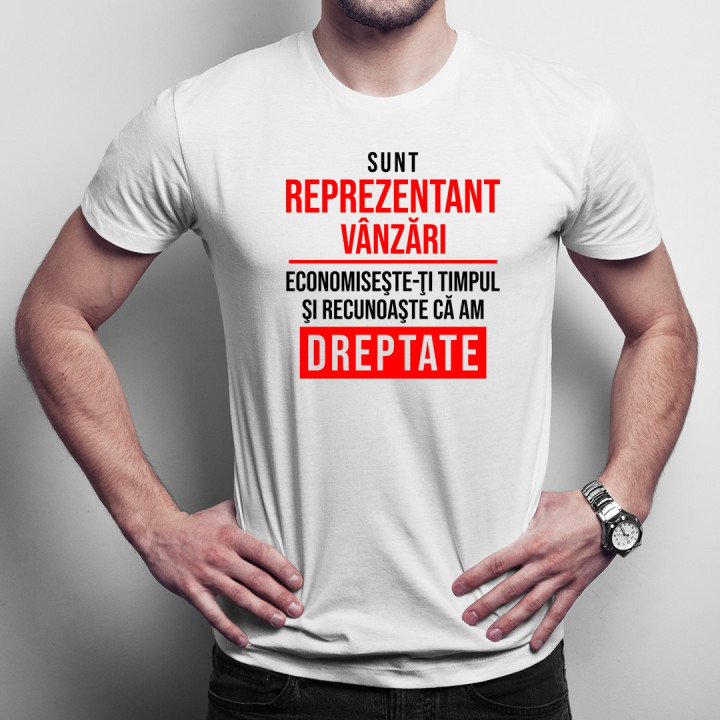 Sunt reprezentant vânzări - T-shirt pentru bărbați