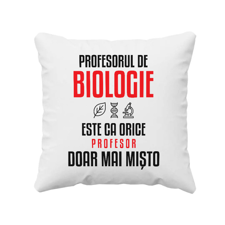 Profesorul de biologie este ca orice profesor, doar mai mișto - pernă pentru profesor