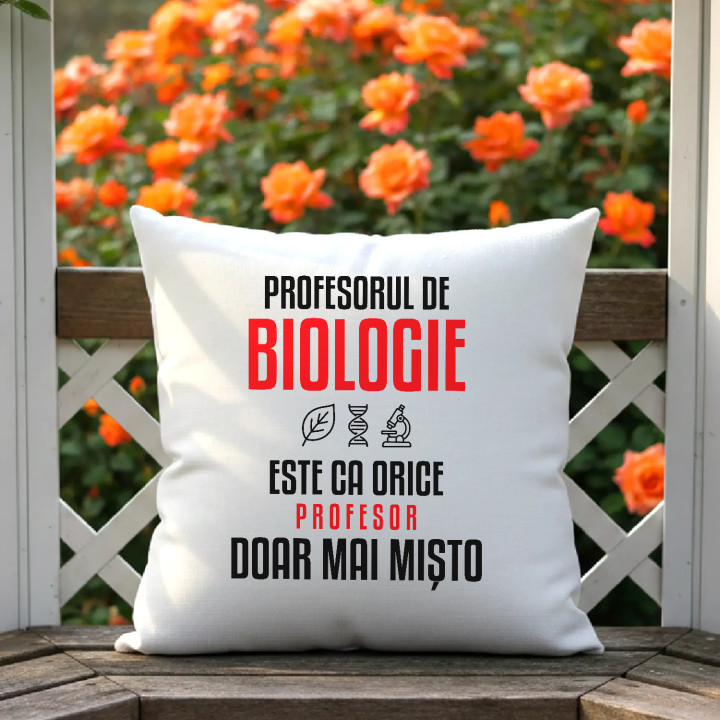 Profesorul de biologie este ca orice profesor, doar mai mișto - pernă pentru profesor