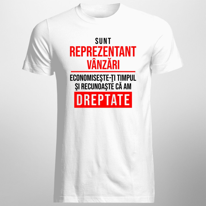 Sunt reprezentant vânzări - T-shirt pentru bărbați