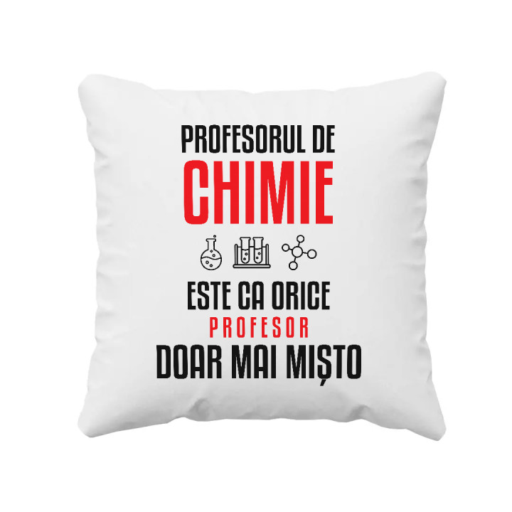 Profesorul de chimie este ca orice profesor, doar mai mișto - pernă pentru profesor