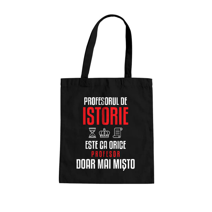 Profesorul de istorie este ca orice profesor, doar mai mișto - sacoșă pentru profesor