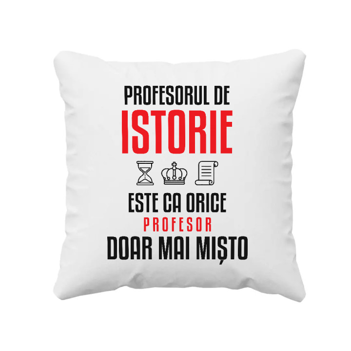 Profesorul de istorie este ca orice profesor, doar mai mișto - pernă pentru profesor