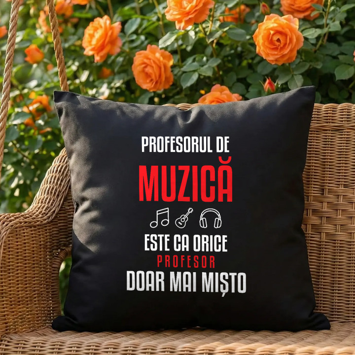 Profesorul de muzică este ca orice profesor, doar mai mișto - pernă neagră pentru profesor