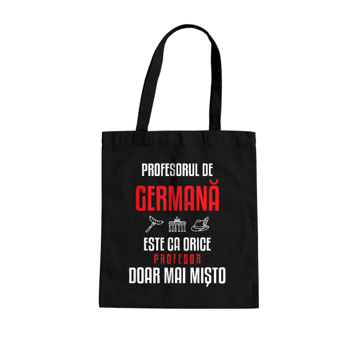 Profesorul de germană este ca orice profesor, doar mai mișto - sacoșă pentru profesor