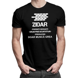 Zidar- Doar muncă grea - T-shirt pentru bărbați
