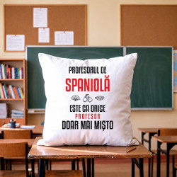 Profesorul de spaniolă este ca orice profesor, doar mai mișto - pernă pentru profesor
