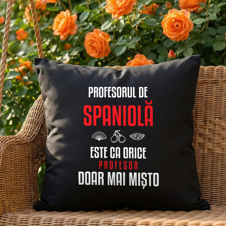 Profesorul de spaniolă este ca orice profesor, doar mai mișto - pernă neagră pentru profesor