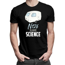 N126 Slavic Science - T-shirt pentru bărbați cu imprimeu