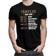 Tâmplar - tarif orar - T-shirt pentru bărbați