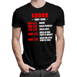 Sudor - tarif orar - T-shirt pentru bărbați