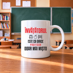 Învățătorul este ca orice profesor, doar mai mișto - cană pentru profesor