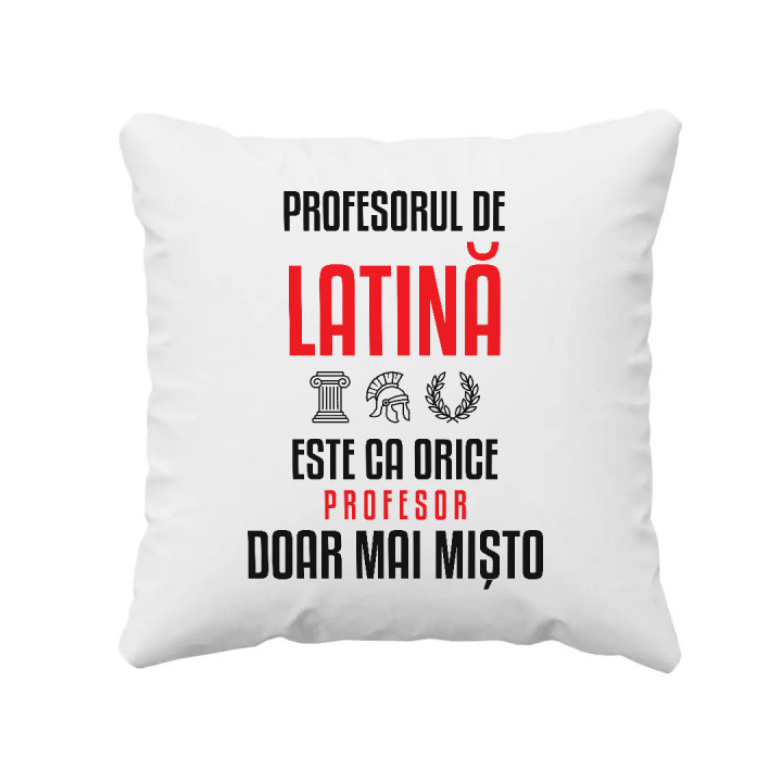 Profesorul de latină este ca orice profesor, doar mai mișto - pernă pentru profesor