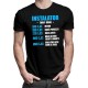 Instalator - tarif orar - T-shirt pentru bărbați