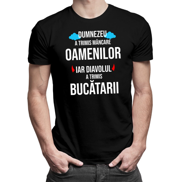 Dumnezeu a trimis mâncare oamenilor - T-shirt pentru bărbați și femei