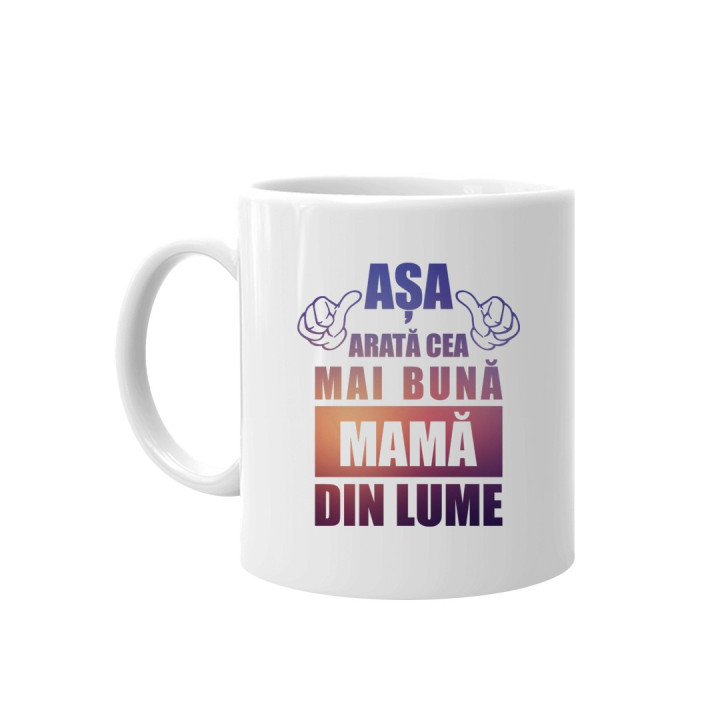 Așa arată cea mai bună mamă din lume - cană