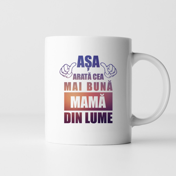 Așa arată cea mai bună mamă din lume - cană
