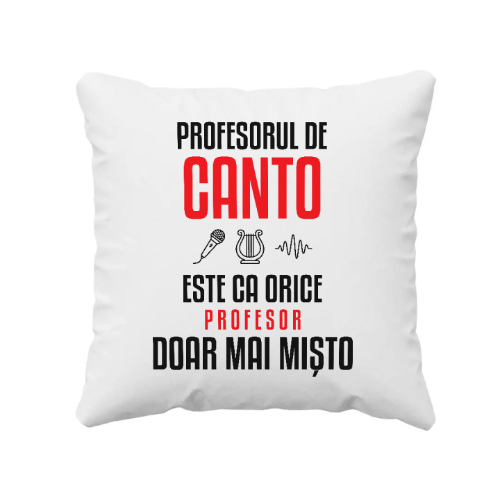 Profesorul de canto este ca orice profesor, doar mai mișto - pernă pentru profesor