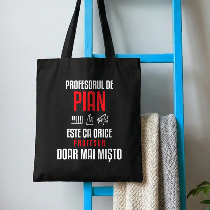 Profesorul de pian este ca orice profesor, doar mai mișto - sacoșă pentru profesor