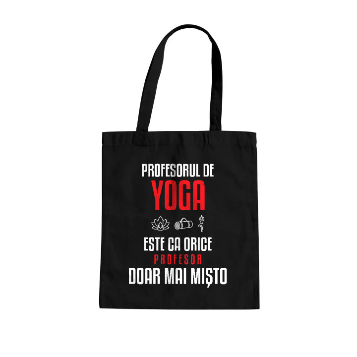 Profesorul de yoga este ca orice profesor, doar mai mișto - sacoșă pentru profesor
