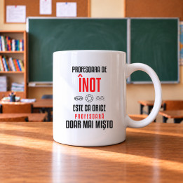 Profesoara de înot este ca orice profesoară, doar mai mișto - cană pentru profesoară