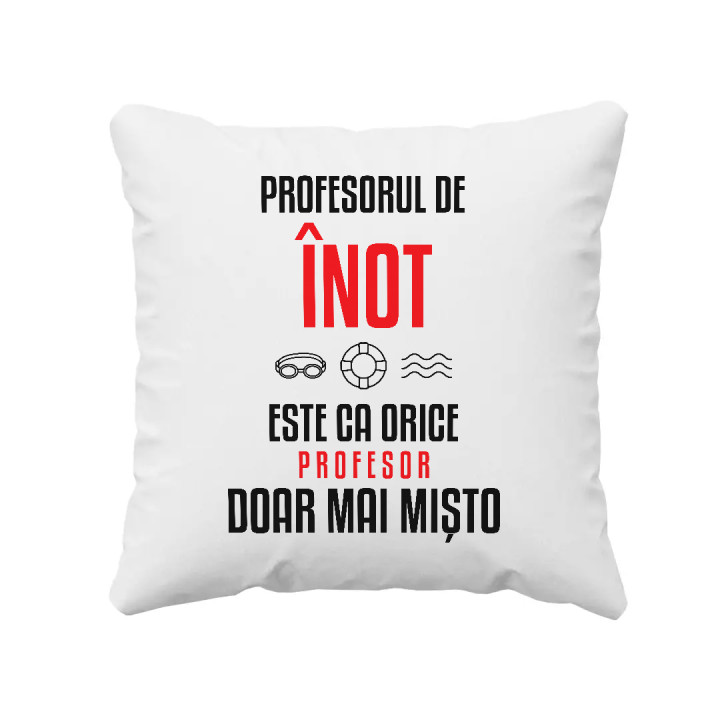 Profesorul de înot este ca orice profesor, doar mai mișto - pernă pentru profesor