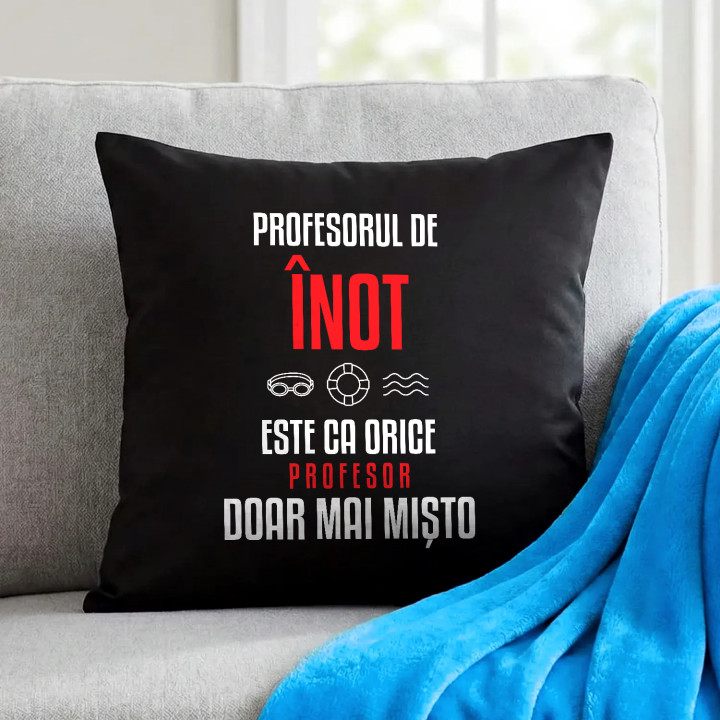 Profesorul de înot este ca orice profesor, doar mai mișto - pernă neagră pentru profesor
