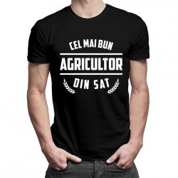 Cel mai bun agricultor din sat - tricou pentru bărbați cu imprimeu