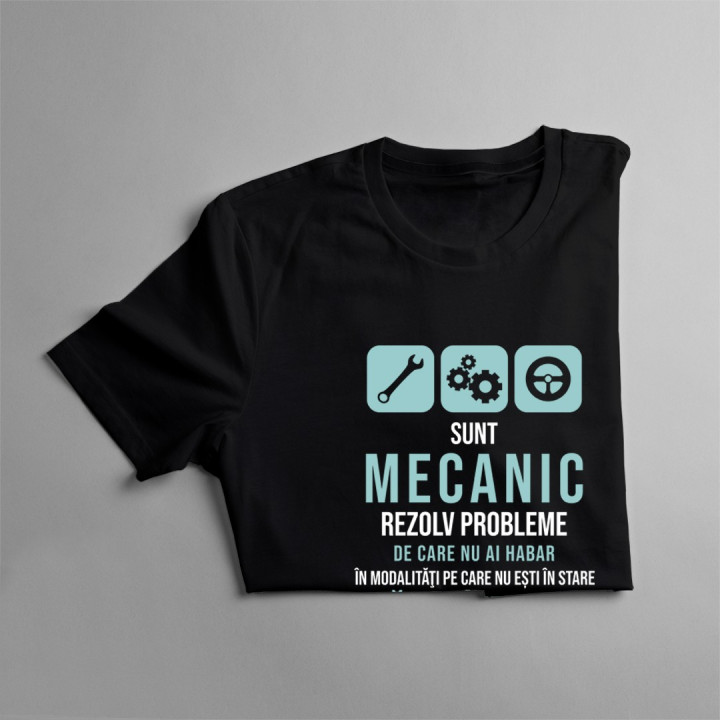 Sunt mecanic - rezolv probleme - T-shirt pentru bărbați