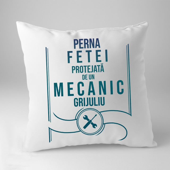 Protejată de un mecanic grijuliu - perna