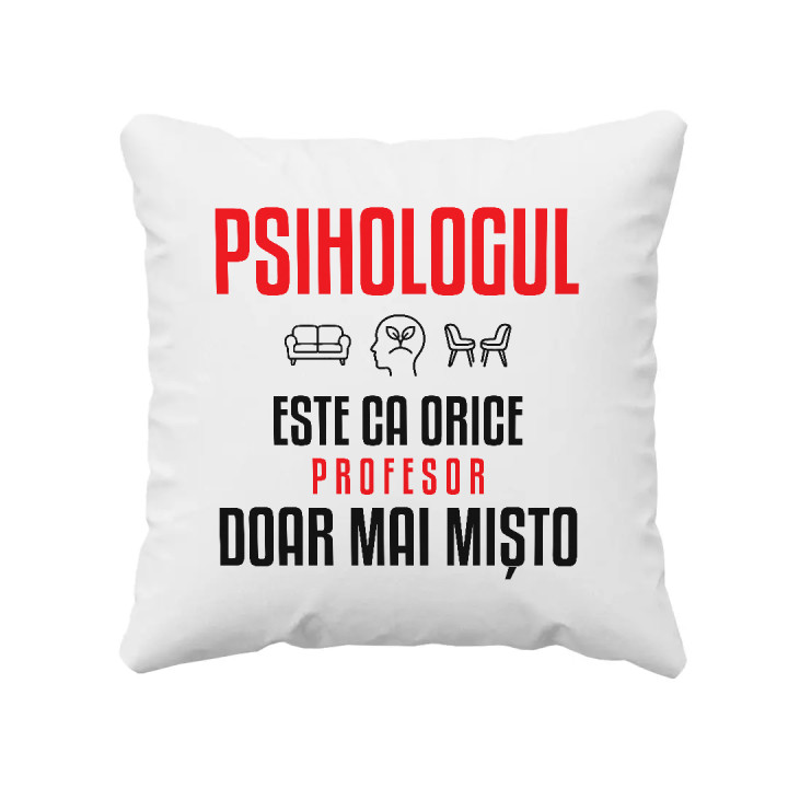 Psihologul este ca orice profesor, doar mai mișto - pernă pentru profesor