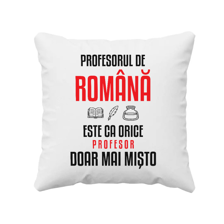 Profesorul de română este ca orice profesor, doar mai mișto - pernă pentru profesor