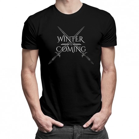 Winter is coming - T-shirt pentru bărbați cu imprimeu