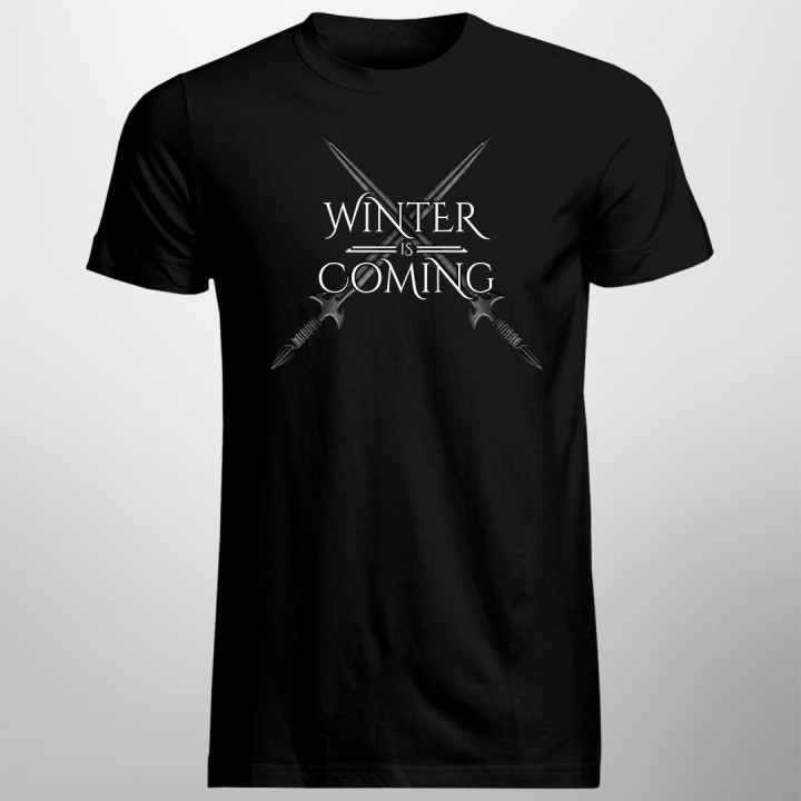 Winter is coming - T-shirt pentru bărbați cu imprimeu