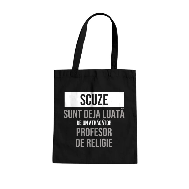 Scuze, sunt deja luată de un atrăgător profesor de religie - sacoșă cadou