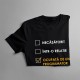 Ocupată de un programator atractiv - T-shirt pentru bărbați