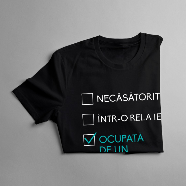 Necăsătorit / într-o relație / ocupată de un pescar sexy - T-shirt pentru femei