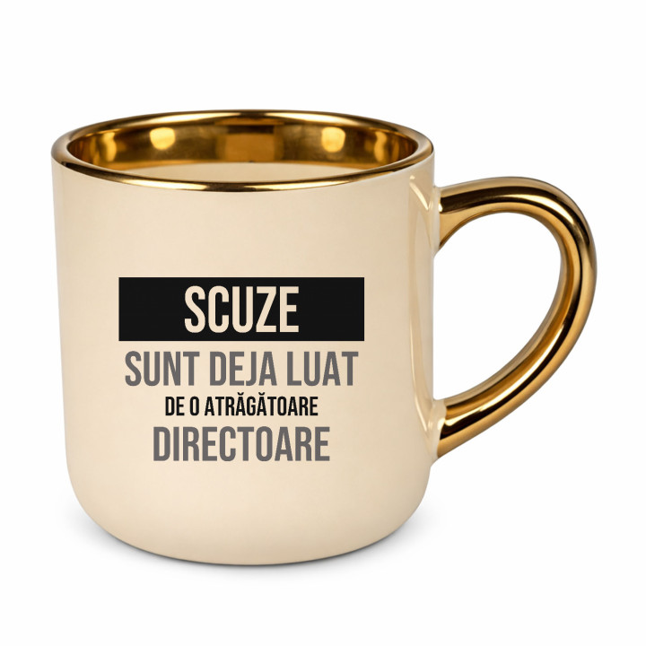 Scuze, sunt deja luat de o atrăgătoare directoare - cană elegantă cadou